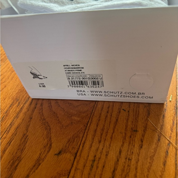 BNIB SCHUTZ chocolate brown mules size 8.5 - Picture 3 of 5